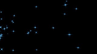 Shooting Stars Overlay Effect 4K Moving Blue Stars Visual [upl. by Nairrot]