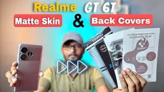 Realme GT 6  GT 6t Unique Covers and Membrane  Protective Film [upl. by Eiliak]