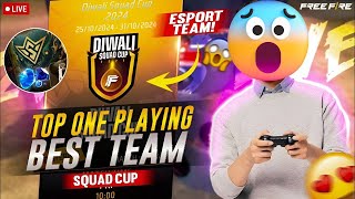 DIWALI SQUAD CUP LIVE MATCH BEST TEAM classyff nonstopgaming freefirelive rai ⭐ rggamer [upl. by Treblah]