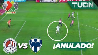 ¡ANULADO Era el gol de Berterame  Atl San Luis 10 Monterrey  4tos Final  AP2023  TUDN [upl. by Nisior]