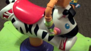 Favorite Toys FisherPrice Bounce and Spin Zebra [upl. by Shifrah]