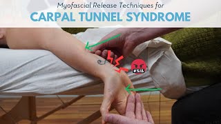 FOREARM MASSAGE Tutorial Myofascial Release for Wrist Pain [upl. by Nivled]