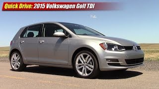 Quick Drive 2015 Volkswagen Golf TDI [upl. by Benco]