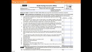 How to file HSA tax Form 8889 [upl. by Marcela824]