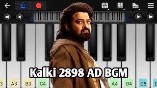 Kalki 2898 AD BGM  Easy Piano Tutorial [upl. by Joli]