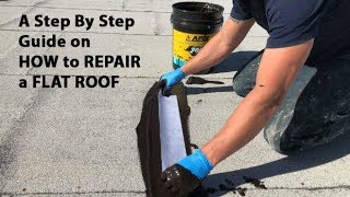 DIY How To Repair A Flat Roof [upl. by Malvina]