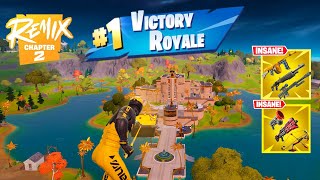 93 Kill Solo Vs Squads Wins Gameplay Full Game Fortnite Chapter 2 Remix Ps4 Controller [upl. by Neraj818]