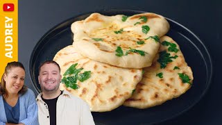 Cheese naan  Feat Nacer  Égerie Cuisine Lidl  Lidl Cuisine [upl. by Mcclees177]