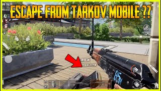 ESCAPE FROM TARKOV MOBILE  BEST REALISTIC GRAPHICS GAME ON MOBILE  DARK AREA BREAKOUT GAMEPLAY 😍🔥👀 [upl. by Keavy]