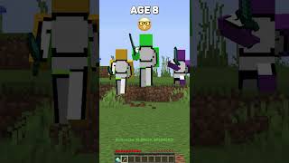 How To Escape Traps at Every Age in Minecraft shorts meme memes [upl. by Elleirb354]