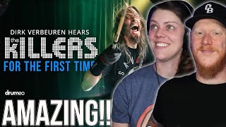 COUPLE React to Megadeth Drummer Hears quotMr Brightsidequot For The First Time  OB DAVE REACTS [upl. by Randal]