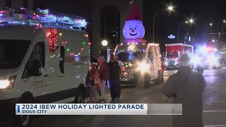 2024 IBEW Holiday Lighted Parade [upl. by Ynnatirb177]