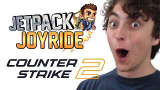 Jetpack Joyride v CounterStrike 2 😮 [upl. by Eelak]