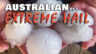 Australian Hail Storms Pt1  Extreme Weather Series  Severe Weather Australia [upl. by Jacquenetta]