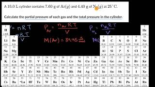 Worked example Calculating partial pressures  AP Chemistry  Khan Academy [upl. by Stoddard]