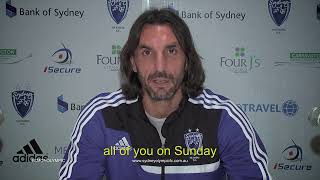 Sotirios Kyrgiakos TV AD for Sydney Olympic FC Debut [upl. by Ralfston]