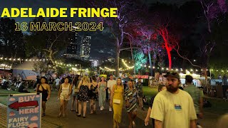 Adelaide Fringe Festival 2024  16 march 2024  Final days of Festival  Travel World With Me new [upl. by Cathryn]