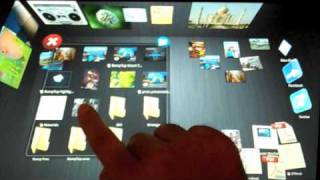 BumpTop 3D MultiTouch Desktop [upl. by Olinad]