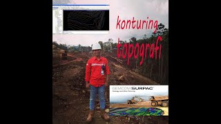 membuat kontur topografi dengan surpac 62 [upl. by Cired996]