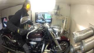 Yamaha XV1900 Superflow Dyno PowerCommander V [upl. by Dnaletak]