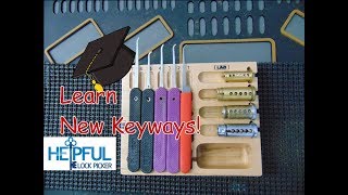 121 How To Learn New Keyways To Successfully Pick Locks Kwikset Schlage Yale American [upl. by Rimidalb]