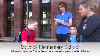 First day of school Moyock Elementary Aug 24 [upl. by Atreb]