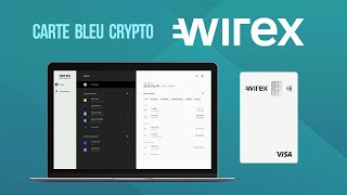 Carte Bleue CRYPTO€ 💳 Le monde bancaire sans frontières VISA  WIREX [upl. by Ybbor686]