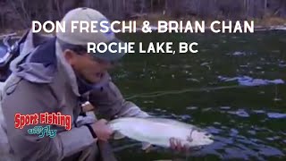 FLY FISHING DON AND BRIAN CHAN ON ROCHE LAKE [upl. by Jeconiah]