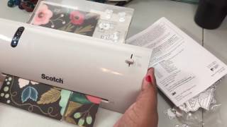 Scotch laminator tutorial DEMO [upl. by Ingamar]