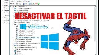 Desactivar el touchscreen o la pantalla tactil de tu PC Windows 8 y 10 [upl. by Derron]