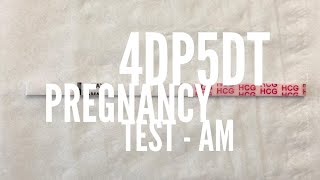 IVFPGD  VLOG 44  Live IVF Pregnancy Test  4dp5dt  BFP [upl. by Martelli]