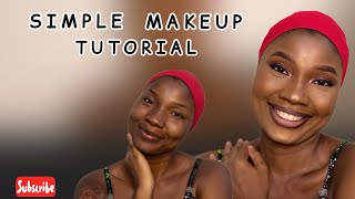 A SIMPLE EVERYDAY MAKEUP TUTORIAL [upl. by Hoeve495]