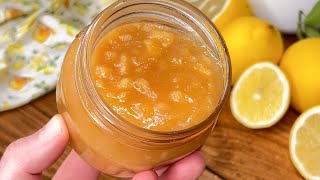 Jus de Pommes  Citron  Confiture SANS SUCRE  Marmelade Délicieuse [upl. by Illom927]