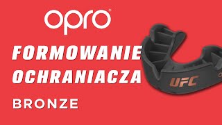 Formowanie ochranaicza szczęki OPRO bronze [upl. by Llevaj]