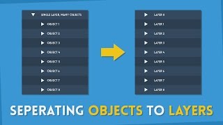 How To Seperate Objects to Their Own Layers  Illustrator Tutorial [upl. by Tasha]