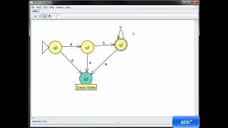 Exercise  1  But using JFlap to Convert a RE to DFSM [upl. by Yruok]