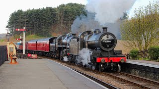 North Norfolk Railway  Spring Steam Gala 2022 Highlights Part 6 [upl. by Aihsekat]