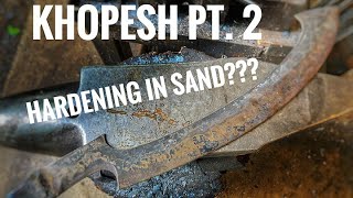 Making an Integral Khopesh Sword Pt 2 [upl. by Friedrick]