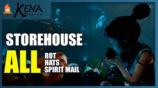 Kena Storehouse Walkthrough  Kena Storehouse All Collectibles Guide  Kena Bridge of Spirits PS5 [upl. by Arataj]