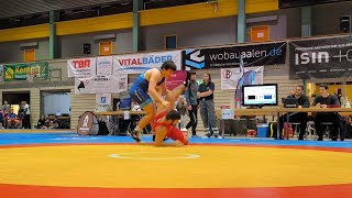 RINGEN OSTALBTURNIER 2024 U17 92kg  FS  ABDULMAJEED vs ABASHIDZE [upl. by Jew501]