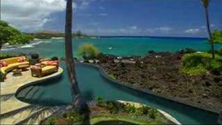 Big Island of Hawaii Custom Oceanfront Residence  Hualalai [upl. by Ferino]