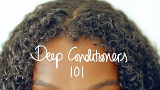 NATURAL HAIR DEEP CONDITIONING RECIPES  Part 1 Hair Mask Tutorial [upl. by Ecnav]