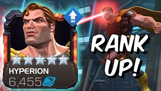 5 Star Hyperion Rank Up Abilities amp Gameplay 2018  Marvel Contest Of Champions [upl. by Avehstab]