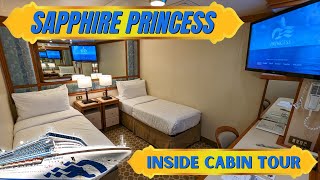 Sapphire Princess Inside Cabin Tour B407 Baja Deck 11 Everything You Need to Know [upl. by Dionysus]