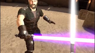 Creating my own lightsaber form on blade and sorcery [upl. by Gabbert807]