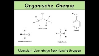 Funktionelle Gruppen in der organischen Chemie  eine Übersicht über einige funktionellen Gruppen 4 [upl. by Valiant]