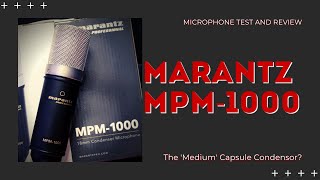 Microphone Review Marantz MPM1000 [upl. by Ahmed]