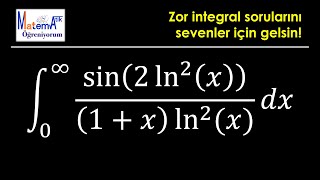 Zor integral sorularını sevenler için [upl. by Atile956]