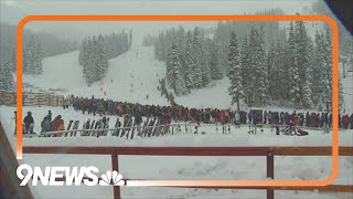 Arapahoe Basin Ski Area is first in Colorado to open for winter season [upl. by Bicknell465]