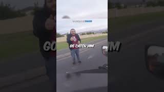 Biker Chases Car who BULLIED HIM😱 [upl. by Ahsiekal]